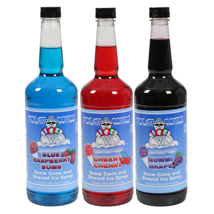 Great Northern Popcorn 3 Piece Premium Polar Snow Cone and Shaved Ice